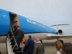 Mit dem KLM Cityhopper ging es zunächst von Bremen nach Amsterdam