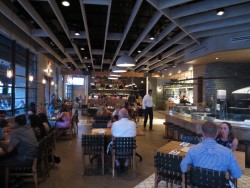 Blick in das Restaurant Ava in Tampa