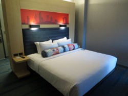 Doppelbett im Aloft Hotel in Tampa