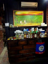 Rum Verkostung bei Travellers Liquors in Belize City