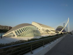 Das  L’Hemisfèric  in der Stadt der Künste und der Wissenschaften  in Valencia