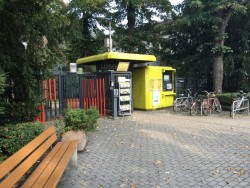 Einer der Eingänge zum Luisenpark Mannheim