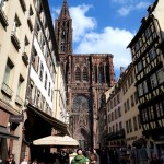 Blick auf die Kathedrale von Straßburg