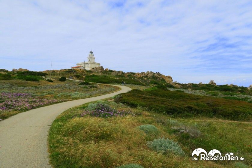 Weg zum Capo Testa auf Sardinien