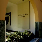 Eingangsbereich des Hotels Catalunya in Alghero