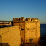 Stadtmauer von Alghero auf Sardinien