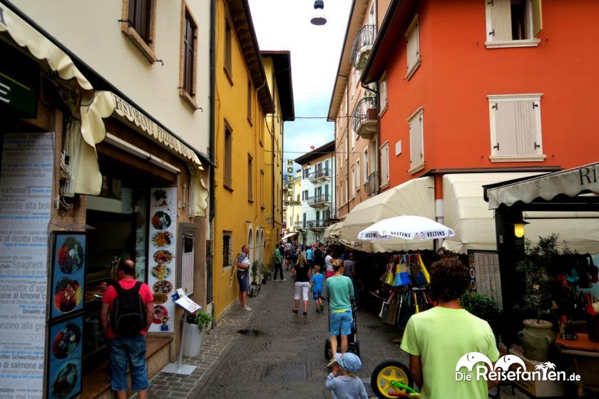 In den Gassen von Malcesine am Gardasee