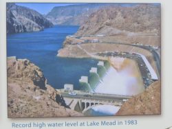 1983 war die Hochwasserentlastungsanlage des Hoover Dam in Betrieb