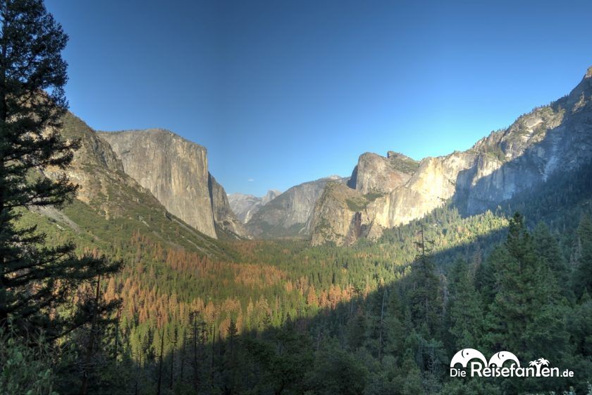Das Yosemite Valley in Kalifornien