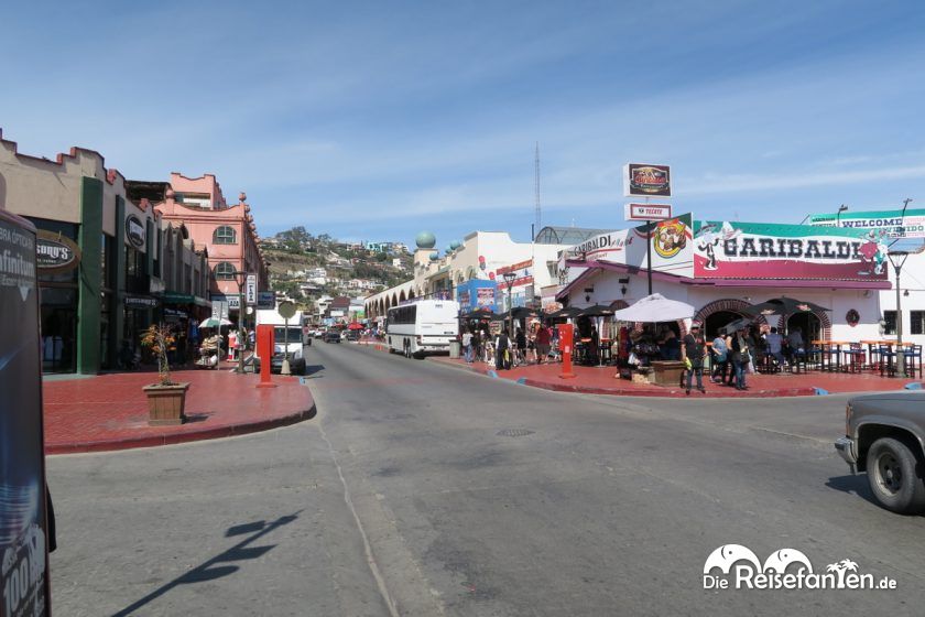 Straßenkreuzung in Ensenada