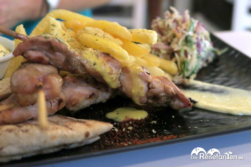 Das Chicken Souvlaki im Pepper souvlaki and more in Mykonos Stadt