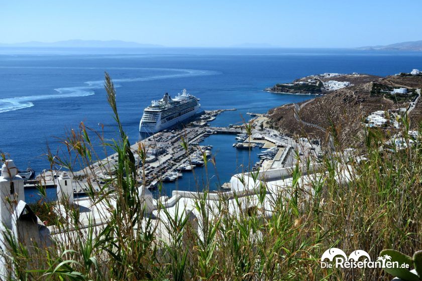 Mykonos ist ein bevorzugter Kreuzfahrthafen