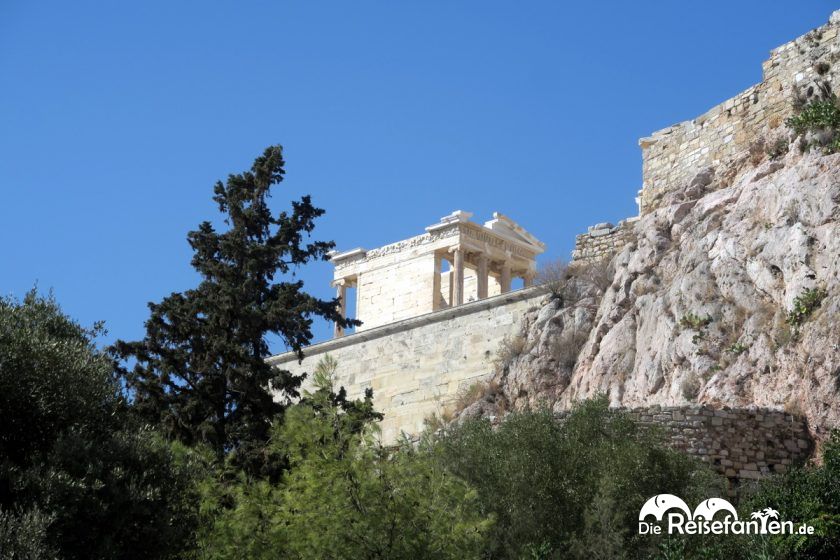 Ansicht der Akropolis in Athen