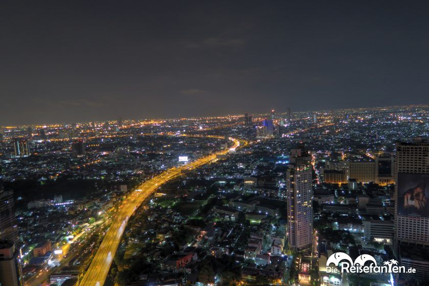 Das Nachtleben in Bangkok von der Sky Bar im Lebua in Bangkok