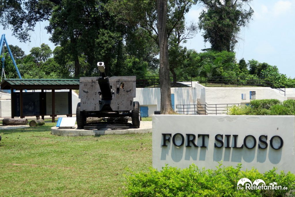 Das Fort Siloso auf Sentosa Island vor Singapur