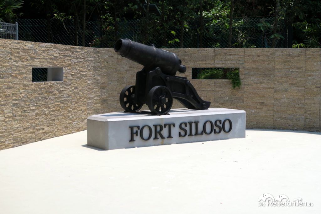 Fort Siloso auf Sentosa Island vor Singapur