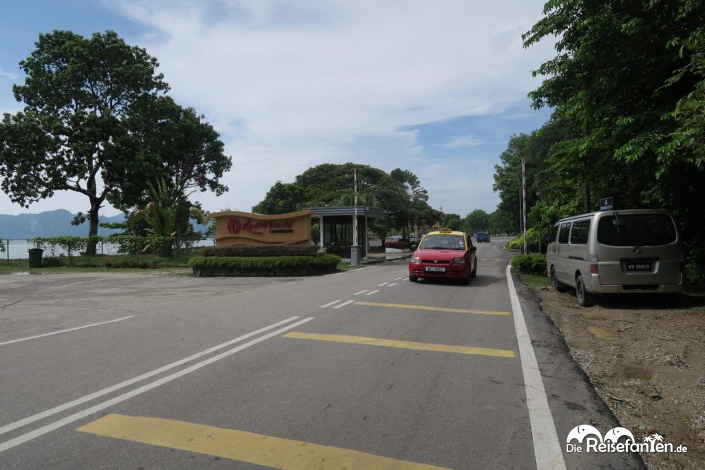 Zugang zum Kreuzfahrtsteg von Langkawi