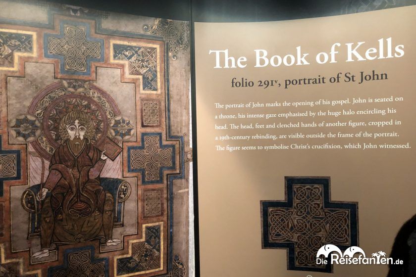 Das Book of Kells in der TrinityBibliothek