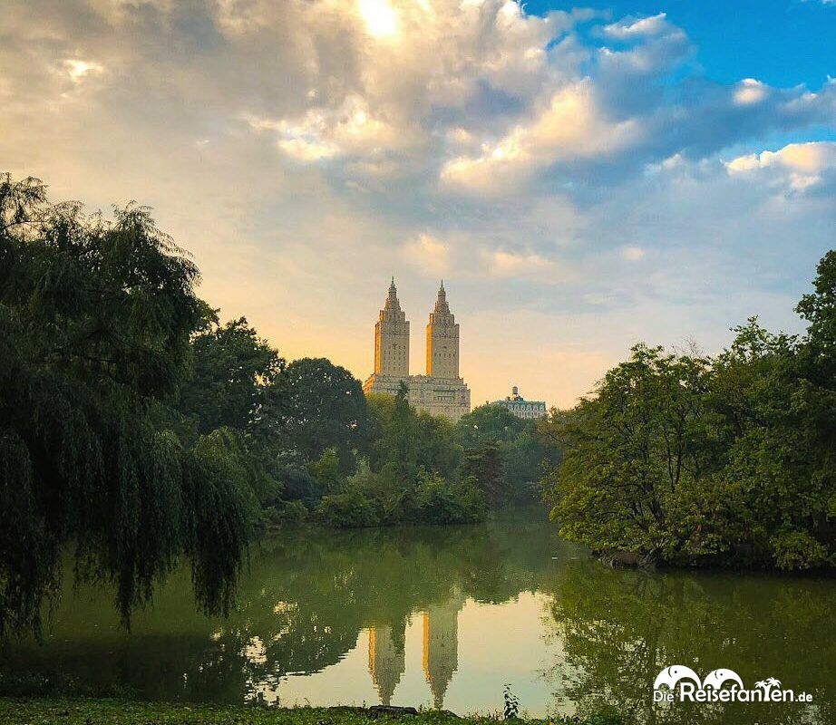 San Remo vom Central Park aus gesehen