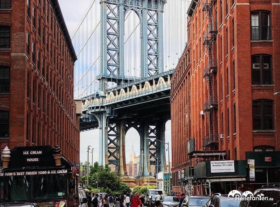 Tolle Sicht auf die Manhattan Bridge