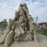 Schneewittchen Sandskulptur Winschoten