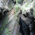 Blick in die Schlucht vom Wasserfall von Varone am Gardasee