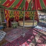 Das große Zelt im Garten des El Morocco Inn Spa