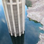 Wenig Wasser im Lake Mead am Hoover Dam