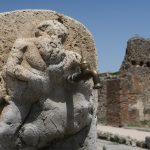 Ein Brunnen in Pompeji