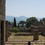 Schöne Aussicht in Pompeji