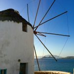 Die bekannten Windmühlen auf Mykonos