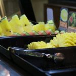 Ananas und Melone im Baiyoke Sky Hotel in Bangkok