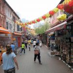 Straßenszene in Singapurs Chinatown
