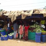 Gemüsestand auf dem Markt von Cochin