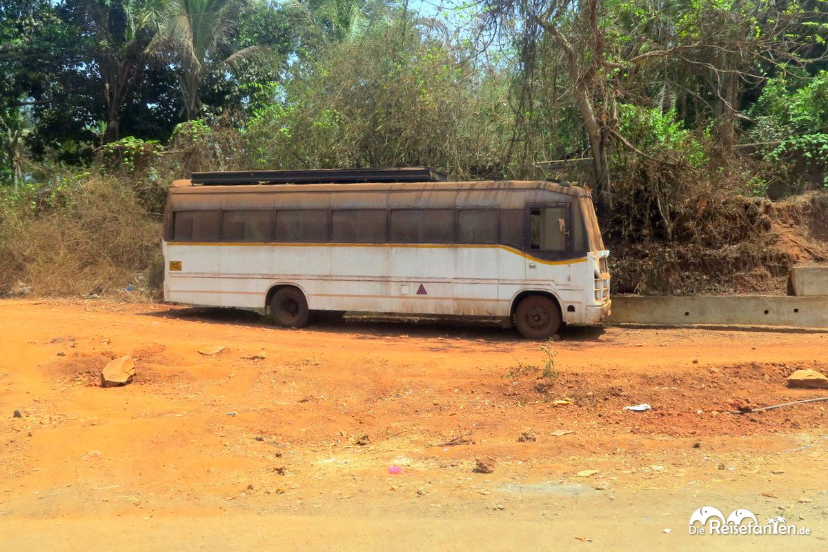 Bus Am Strassenrand In Indien Reisefanten De