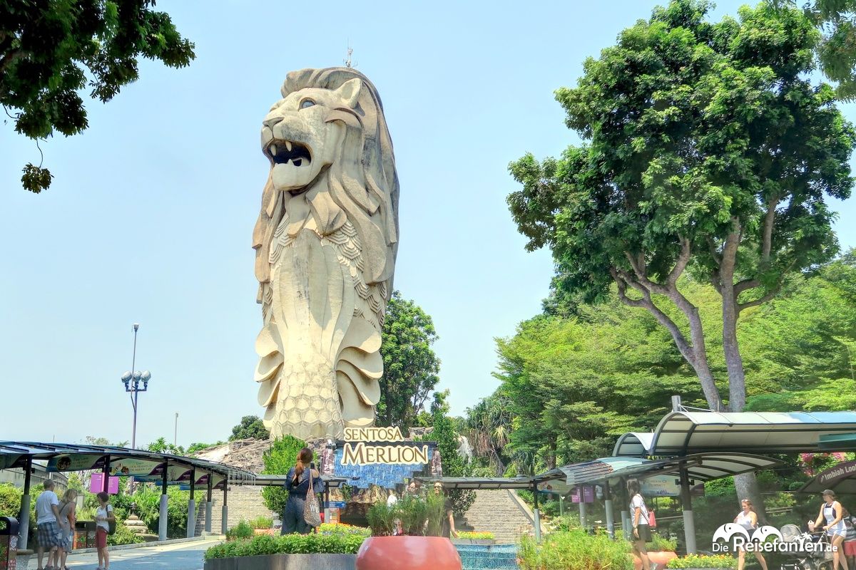 Der Merlion in Singapur