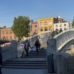 Die Ha'penny Bridge in Dublin