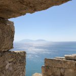 Blick auf die Ägäis vom Drakano Turm auf Ikaria