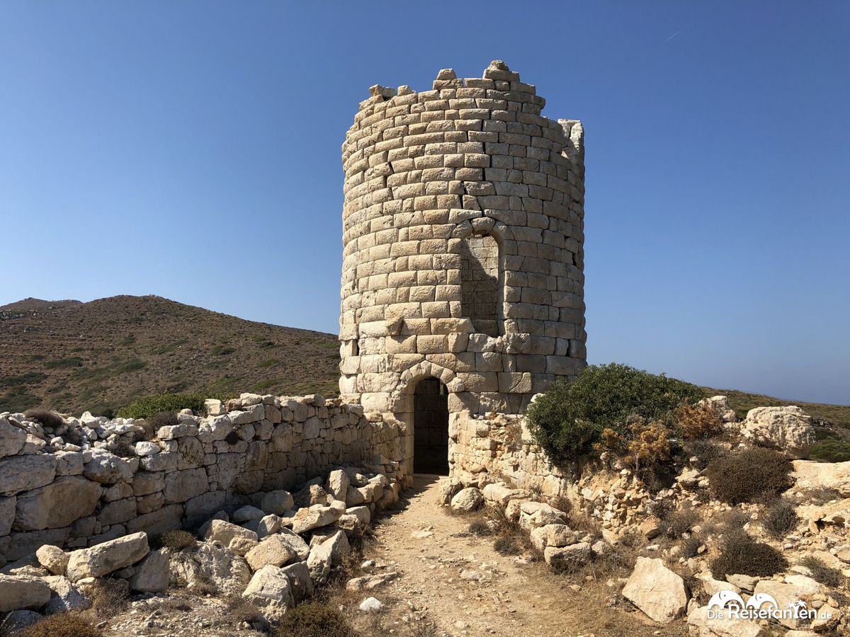 Der Drakano Turm auf Ikaria ist gut erhalten