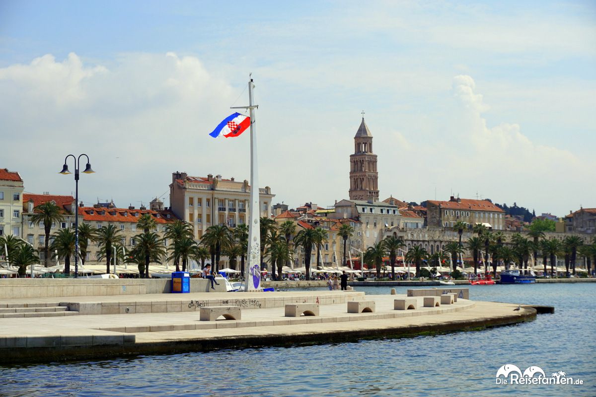 Blick auf die Promenade von Split