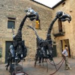 Dinos auf der Mercantia in Certaldo