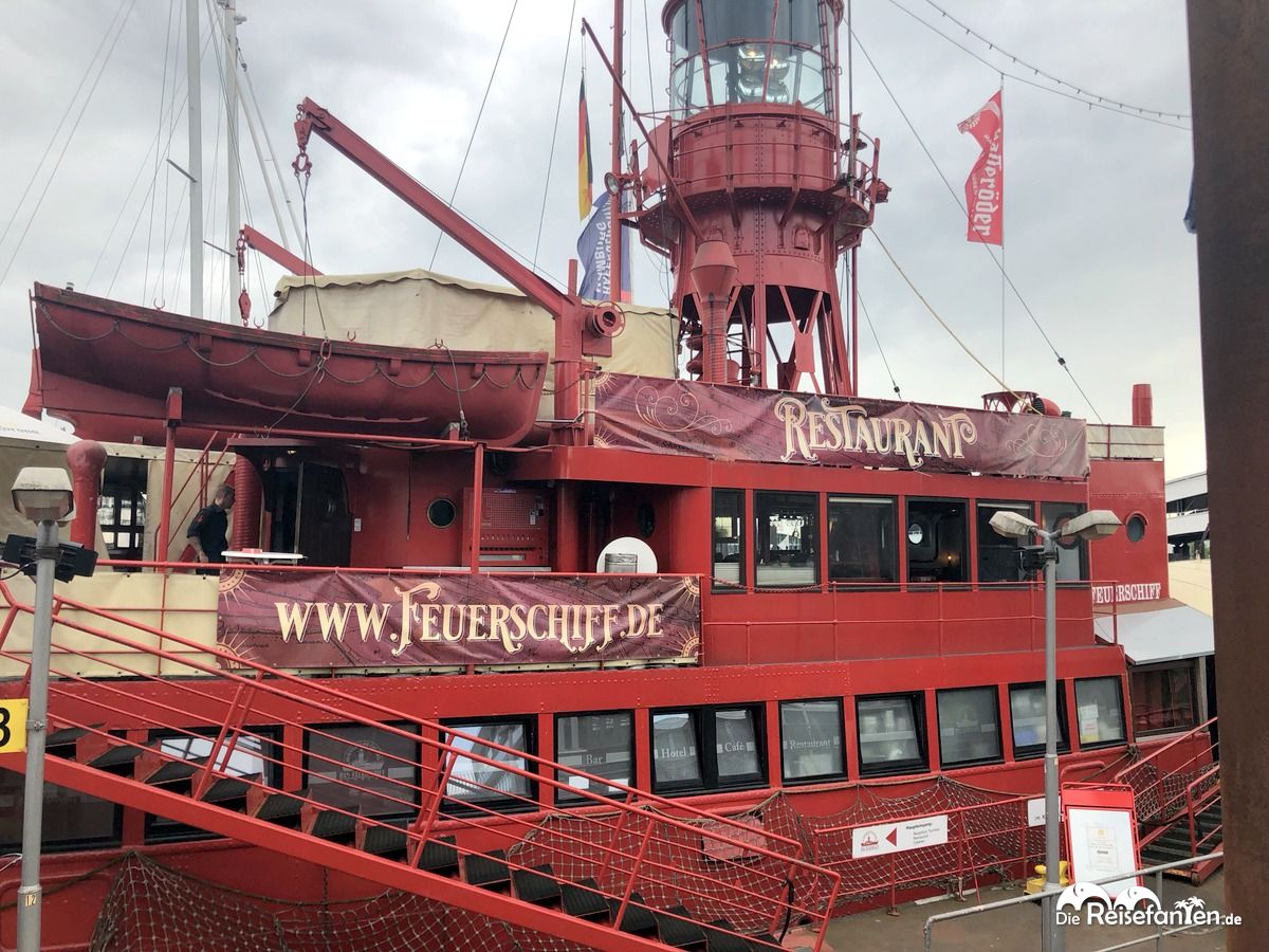 Das Feuerschiff im Hamburger Hafen