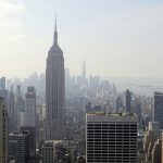 Empire State Building und One World Trade im Hintergrund