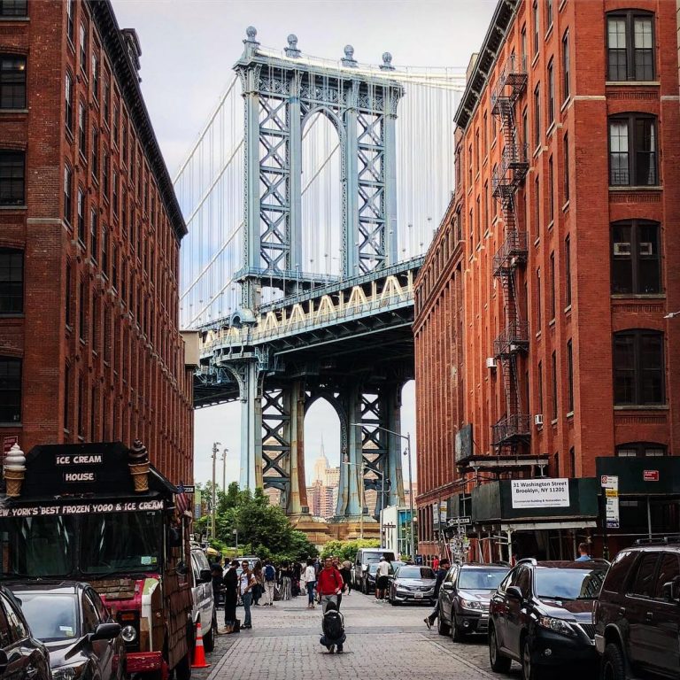 Tolle Sicht auf die Manhattan Bridge