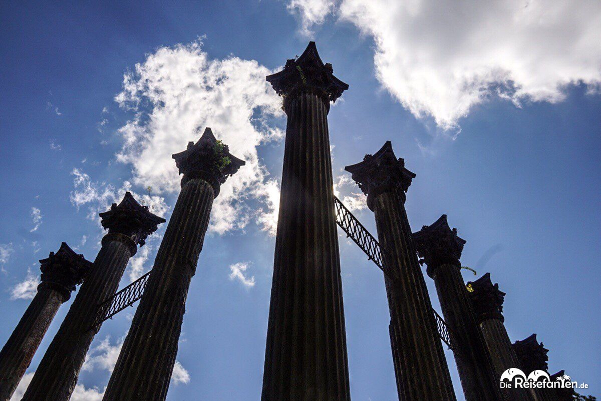 Die Säulen der Windsor Ruins am Mississippi