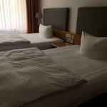 Doppelbett im Hotel Seelust in Eckernförde