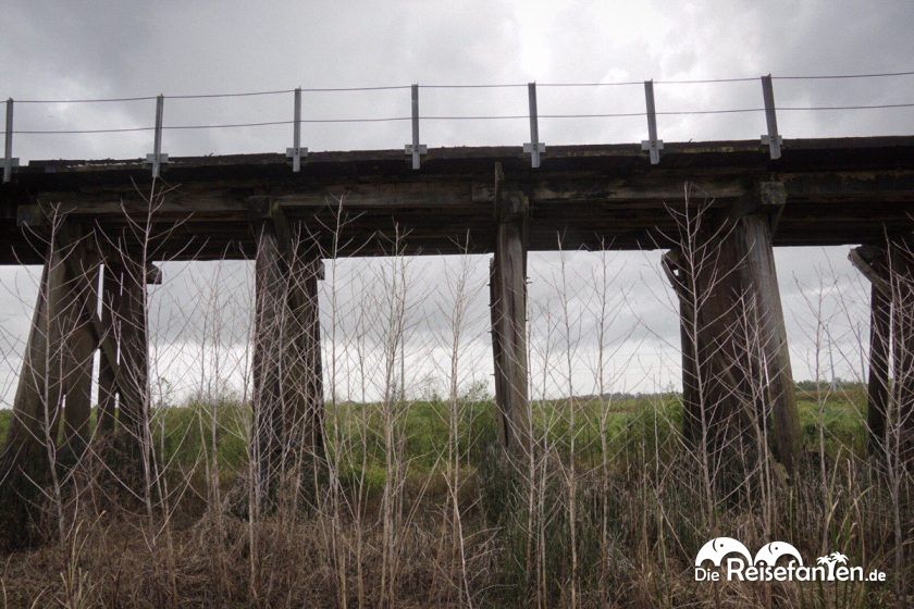 Die Brücke nahe eines Drehortes von True Detective