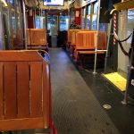 Leeres Streetcar in New Orleans