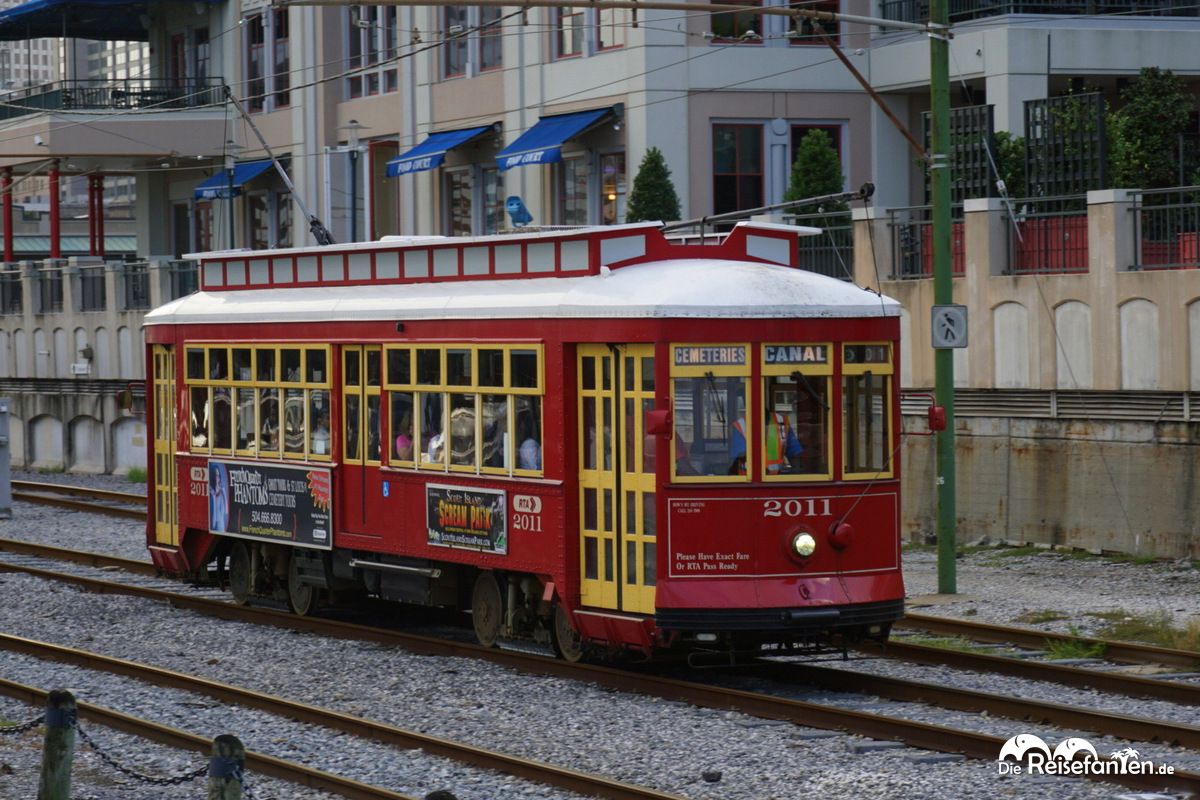 Streetcar der Canal Line in New Orleans