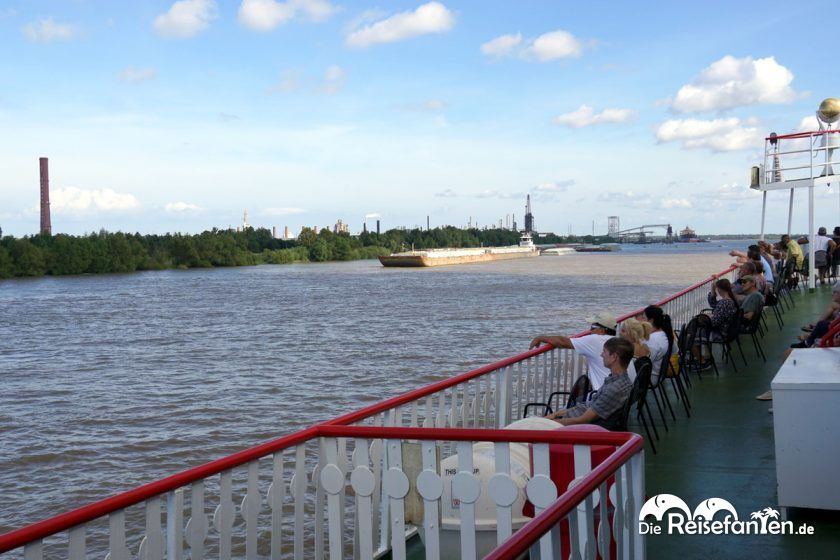 Blick vom Steamboat Natchez in New Orleans